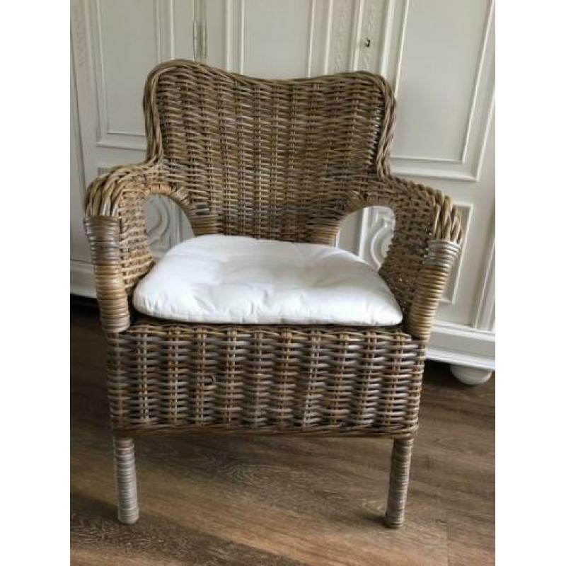 Byholma stoel rotan fauteuil riet ikea