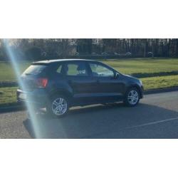 Vw Polo 1.2 TSI 2012 Zwart allu velgen 15” AIRCO 4 elk ramen
