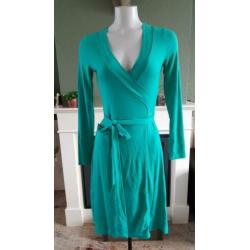 ZGAN aqua blauwe BANANA REPUBLIC jurkje mt XS 34, jurk blauw