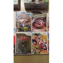 Verzameling Wii games Pikmin 2 Mario Kart Super Mario Bros