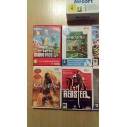 Verzameling Wii games Pikmin 2 Mario Kart Super Mario Bros