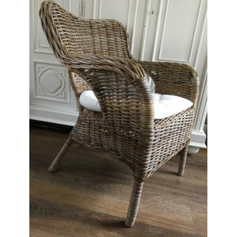 Byholma stoel rotan fauteuil riet ikea