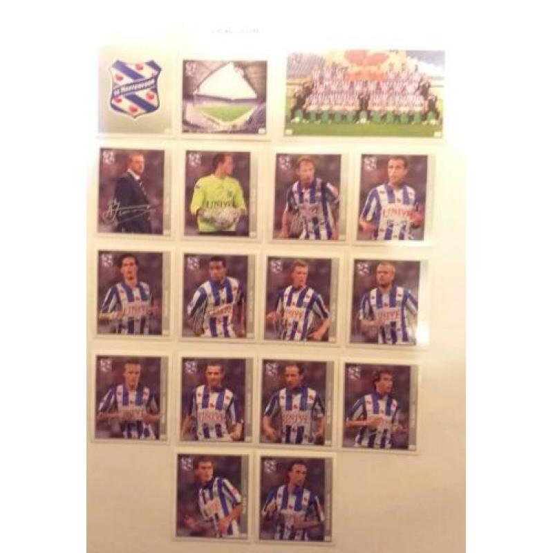 Voetbalplaatjes HEERENVEEN 2010/2011 18STUKS
