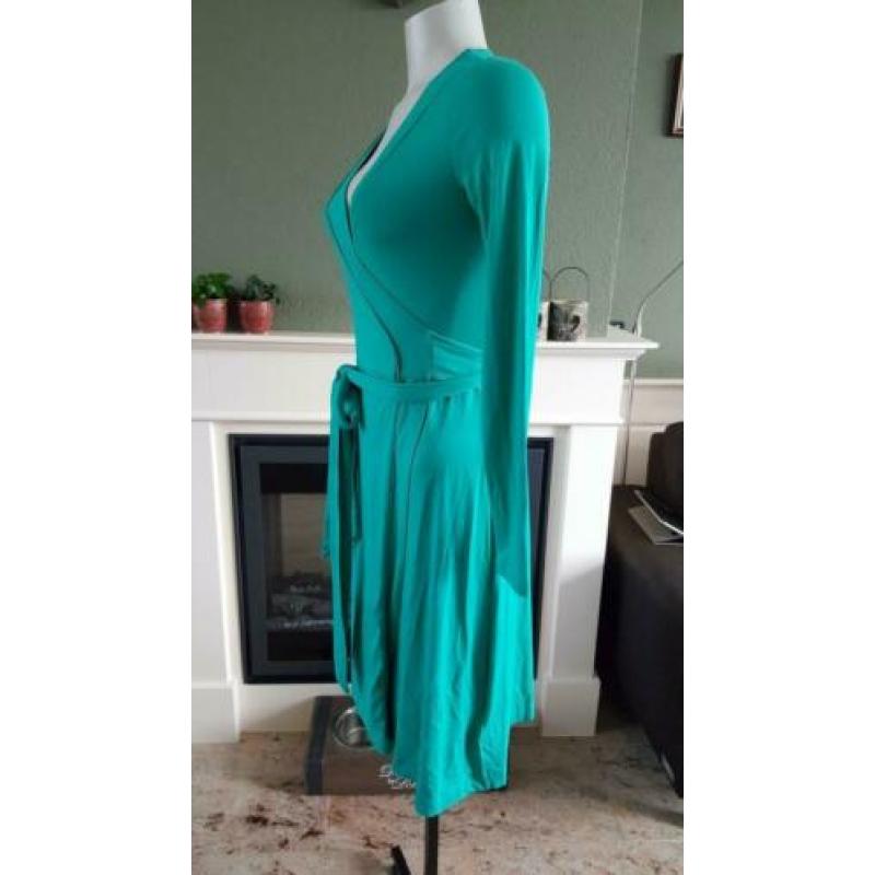 ZGAN aqua blauwe BANANA REPUBLIC jurkje mt XS 34, jurk blauw