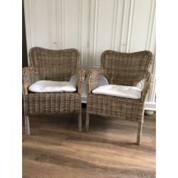 Byholma stoel rotan fauteuil riet ikea