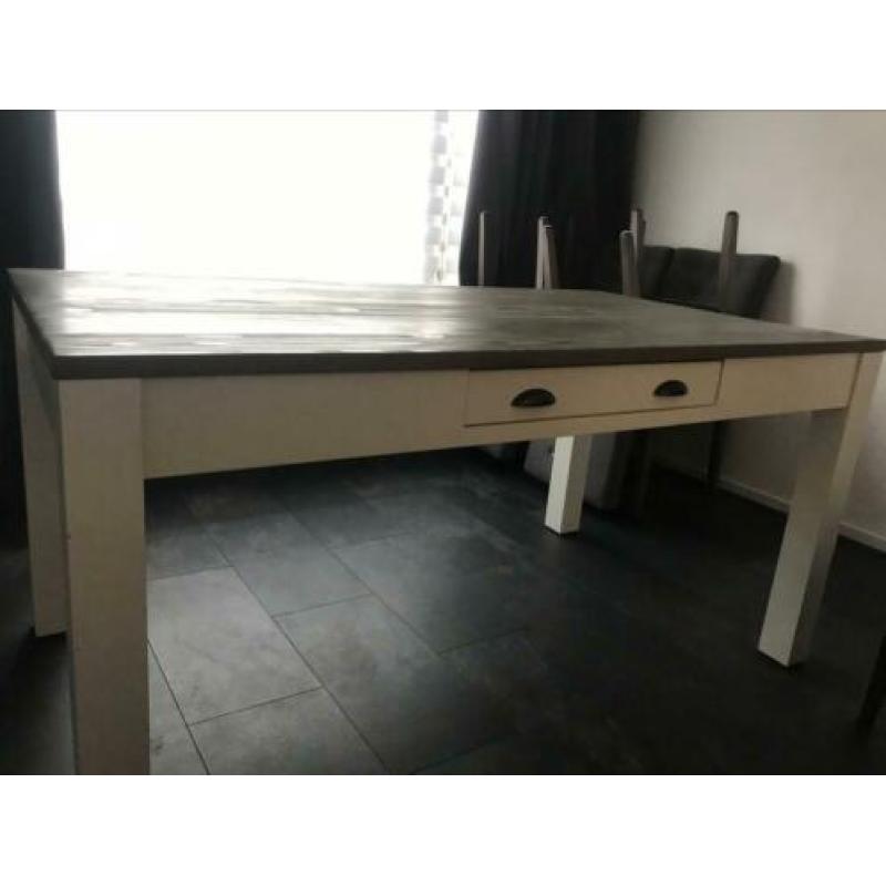 Landelijke eettafel 160 cm