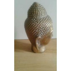 Boeddhabeeld boedha budha boedah hoofd van koper