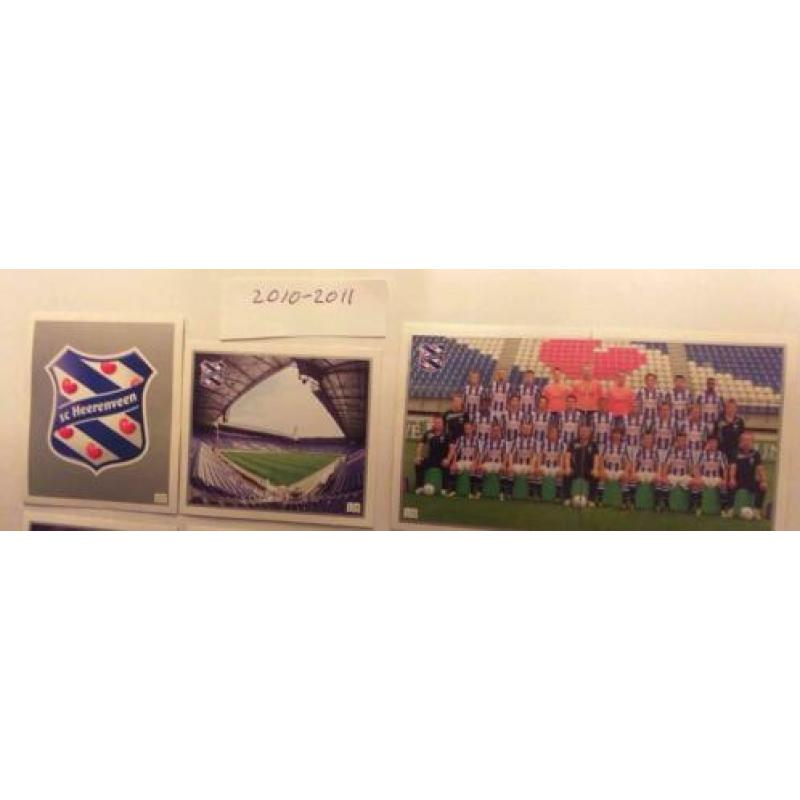 Voetbalplaatjes HEERENVEEN 2010/2011 18STUKS