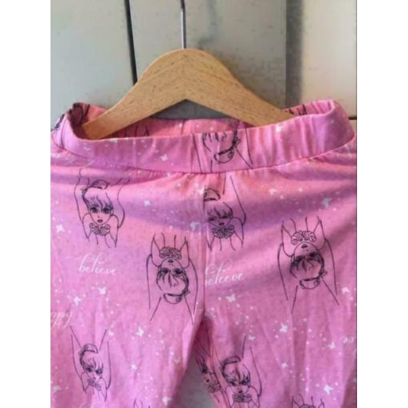 Printed roze legging, maat:122