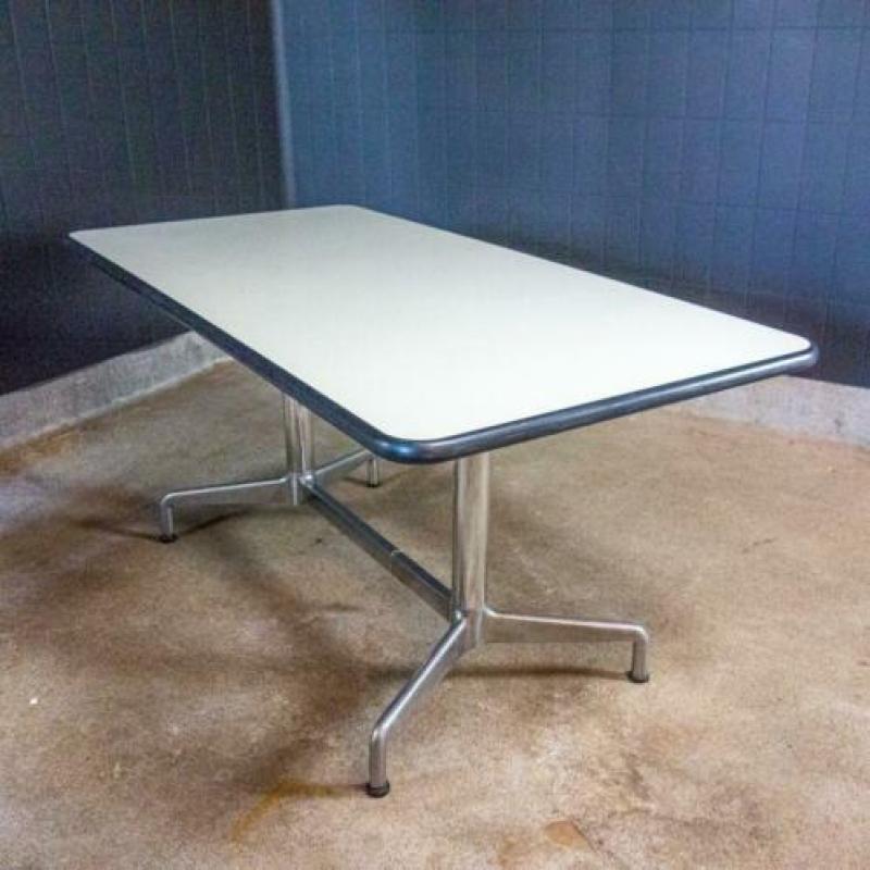 Vintage Retro Castelli Design Tafel Eettafel Bureau Chroom