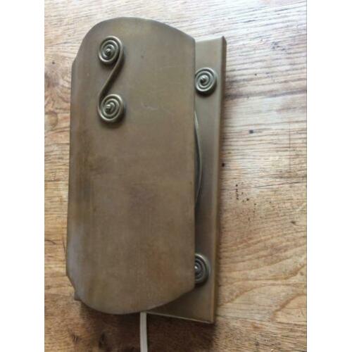 Art Deco Wandlamp Lamp Messing Brons Wandlamp Hanglamp