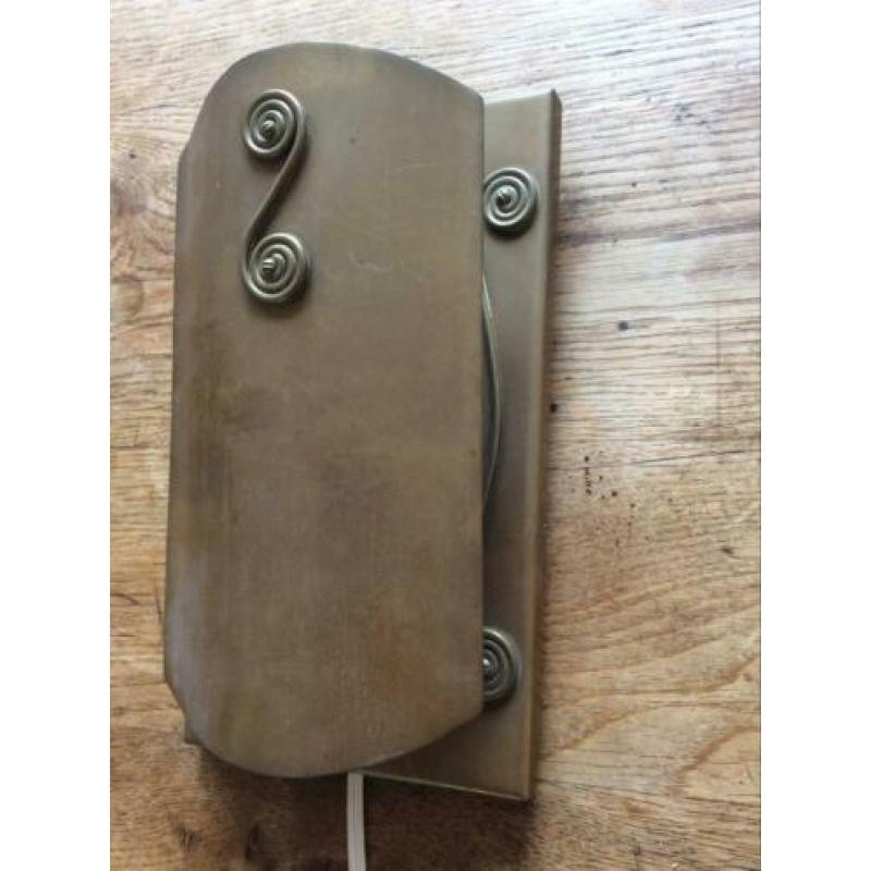 Art Deco Wandlamp Lamp Messing Brons Wandlamp Hanglamp