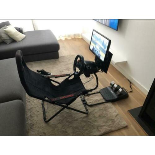 Playseat inlc. Logitech g29 ps4 scherm en racestoel