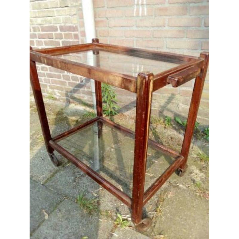 gave amsterdamse school theewagen, serveerwagen