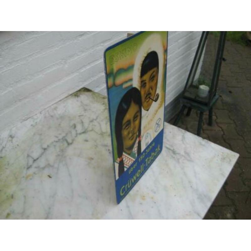 oude reclameplaat