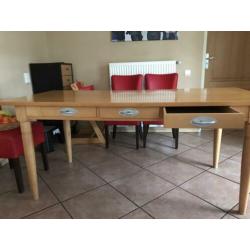 Eettafel berken