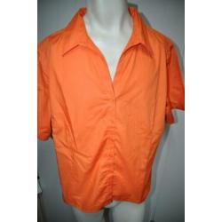 CV14 Oranje Blouse maat 52 size 24