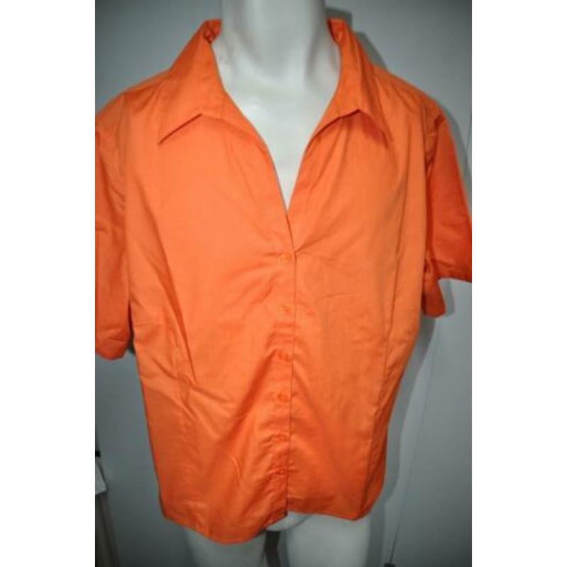 CV14 Oranje Blouse maat 52 size 24