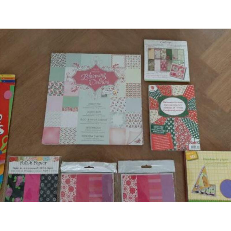 Diverse soorten papier scrapbook knutselen handgeschept