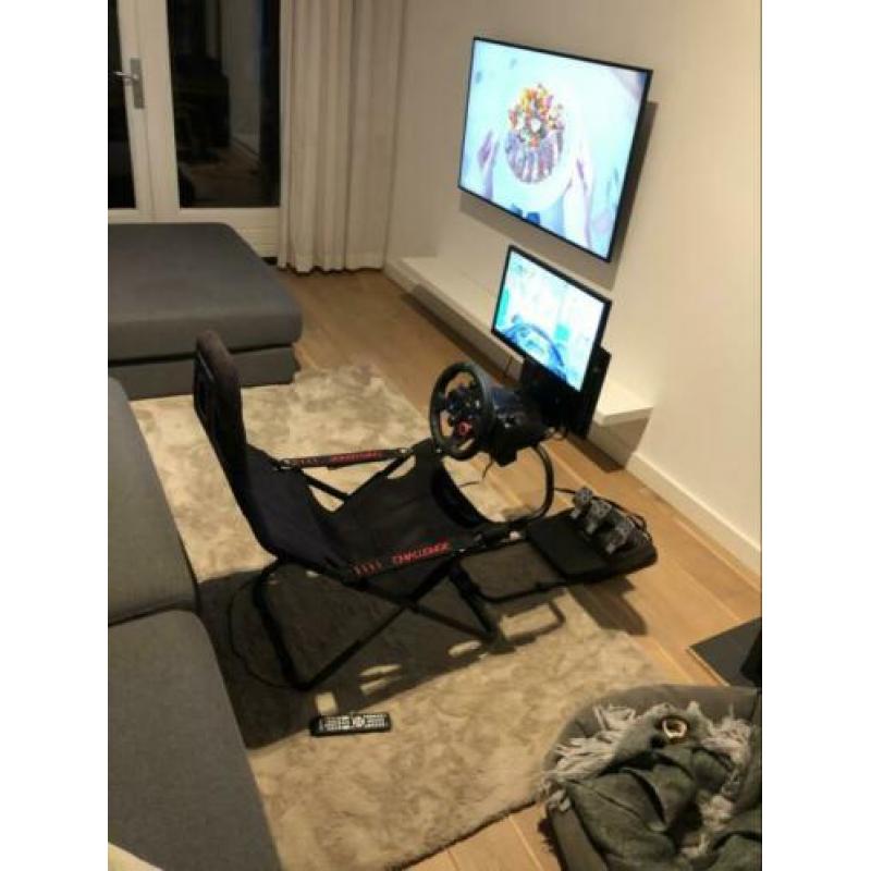 Playseat inlc. Logitech g29 ps4 scherm en racestoel