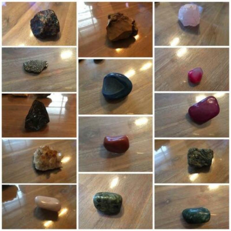 Diverse stenen mineralen