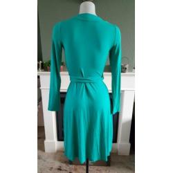 ZGAN aqua blauwe BANANA REPUBLIC jurkje mt XS 34, jurk blauw