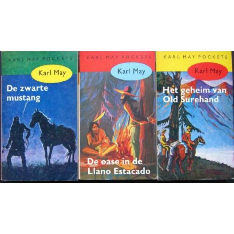 Karl May - 13 delen (Uitgave 1962/1963) - cowboys & indianen