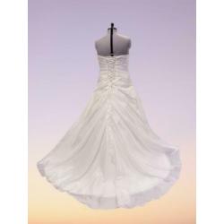 Aanbieding grote maat trouwjurk, mt 48 50 52