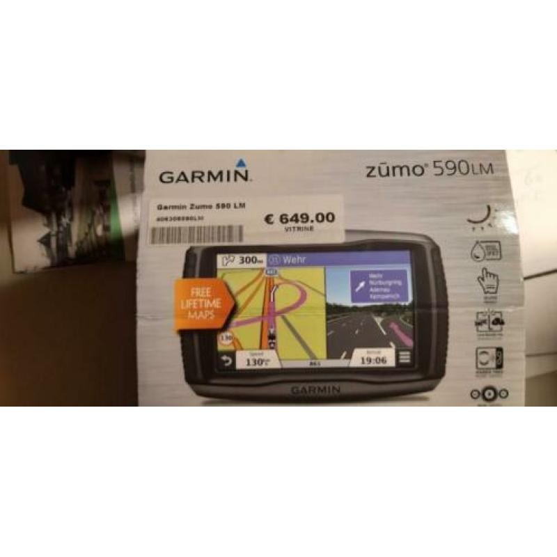 Garmin zumo 590 lm met livetime maps