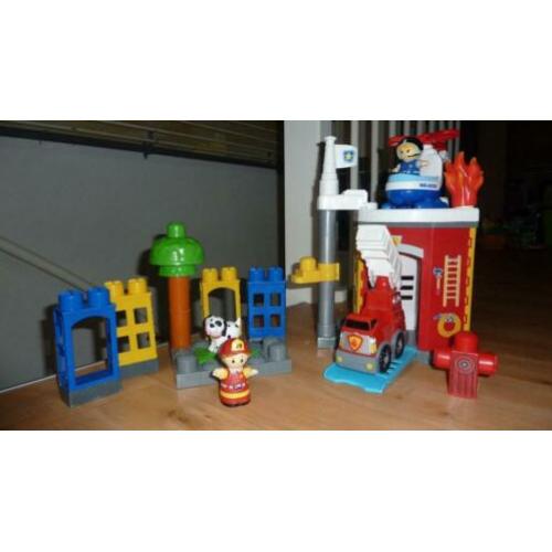 brandweer / politie kazerne megabloks