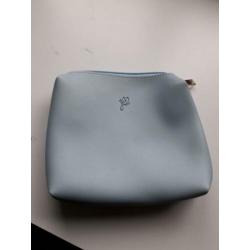 Nieuwe aparte lichtblauwe tas met klein tasje