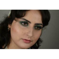 Glam make-up voor een avondje uit