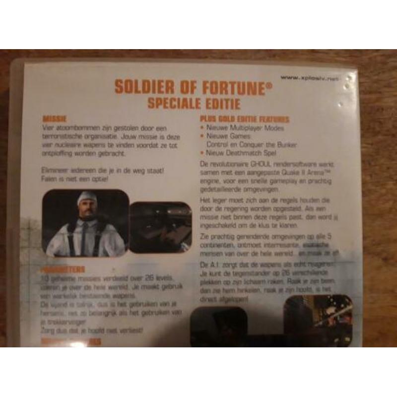 te koop soldier of fortuna pc spel nieuw in doos