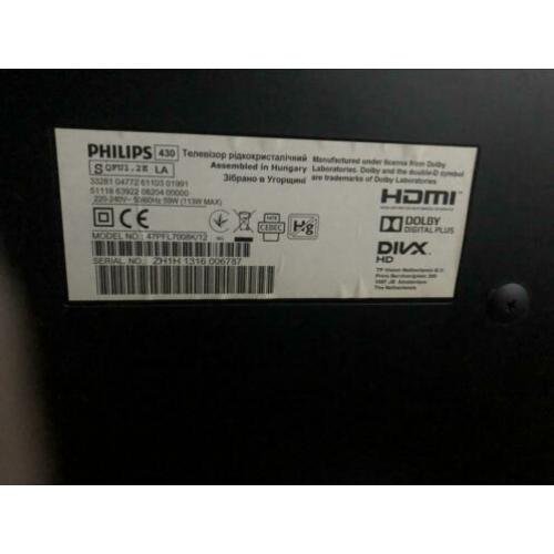47 inch ambilight Philips 47pfl7008k met defect update