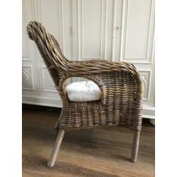 Byholma stoel rotan fauteuil riet ikea