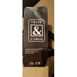 Nieuw! Hanglamp zwart mat binnenzijde wit emaille incl snoer