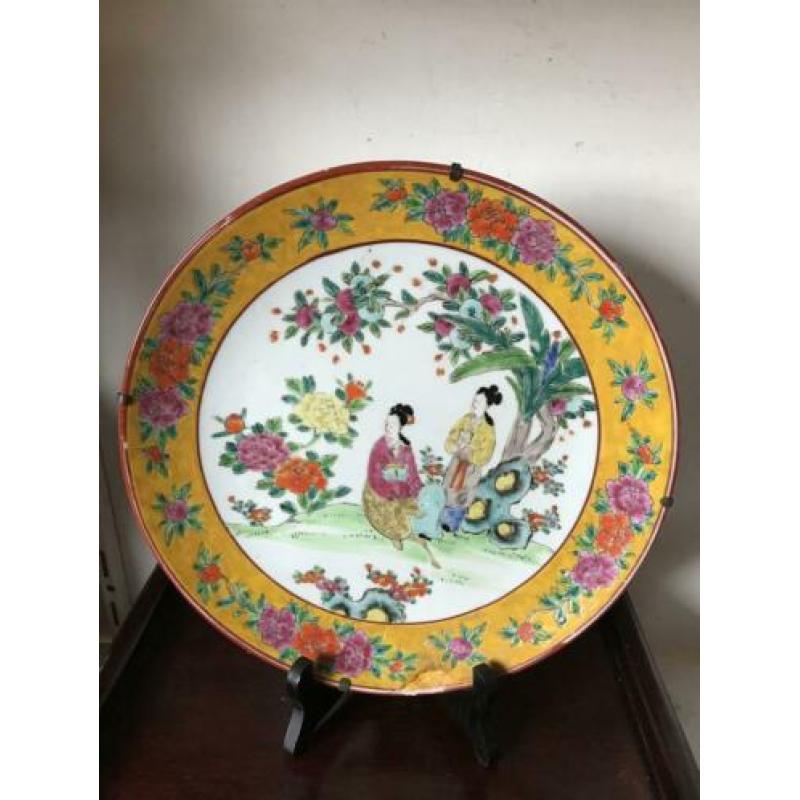 Chinees bord porselein Chinese 28 cm