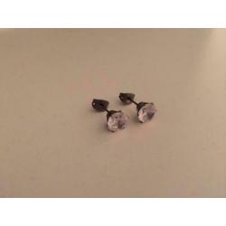 Oorknopjes/oorbellen/oorstekers titanium HYPOALLERGEEN NIEUW