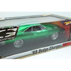 Dodge charger's 1969, 1:18 hot wheels gezocht