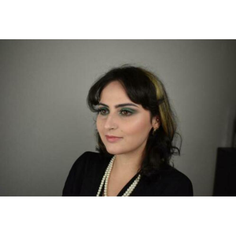 Glam make-up voor een avondje uit