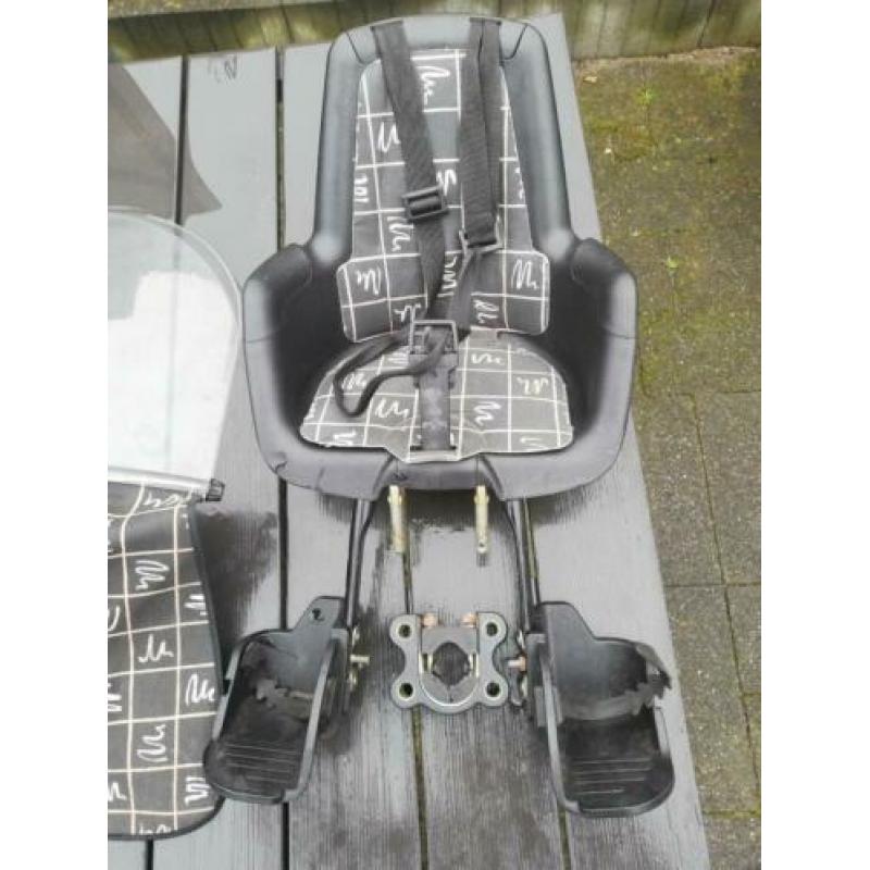 Bobike mini fietsstoeltje/kinderzitje voor, met scherm
