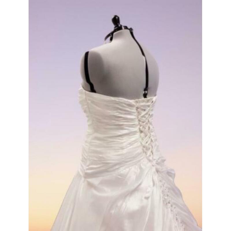 Aanbieding grote maat trouwjurk, mt 48 50 52