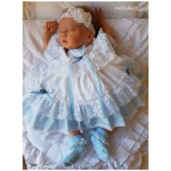 56 baby doop jasje bruidsmeisje newborn bolero met strik