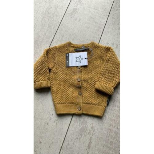Your wisjes gebreid vestje ochre nieuw 62/68