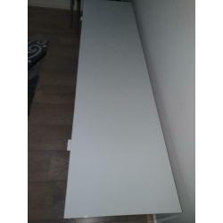 BYÅS Tv meubel ,hoogglans wit,160×42×45