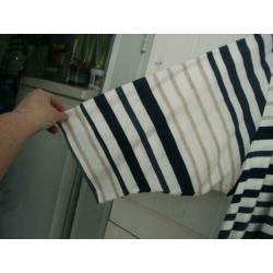 ger. Shirt Yours blauw/offwhite/beige 34/36 - 62/64 nieuw!