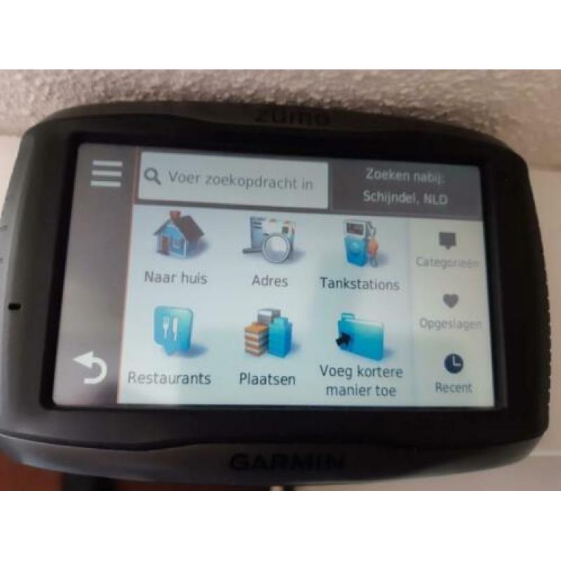 Garmin zumo 590 lm met livetime maps
