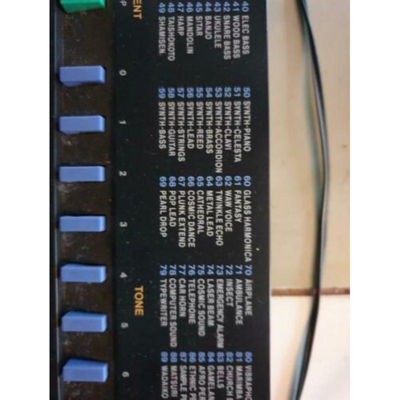 Casio SA-20 met veel mogelijkheden