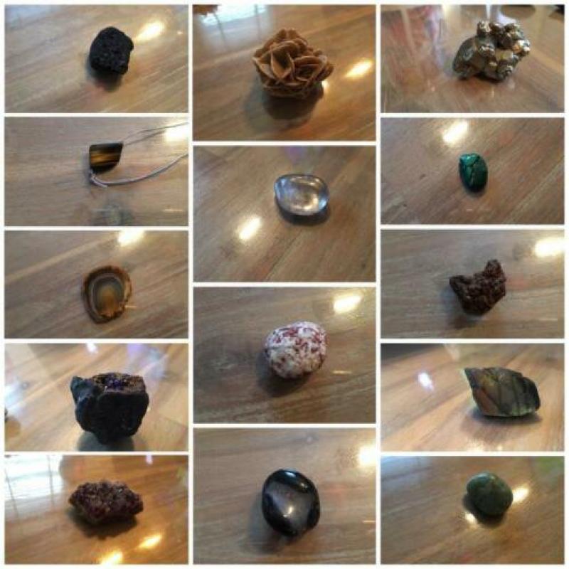Diverse stenen mineralen