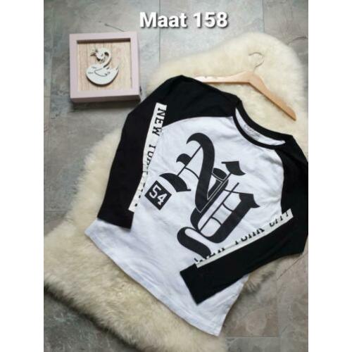 Maat 158 Jongens Longsleeve REBEL By PRIMARK